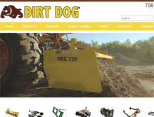 Tablet Screenshot of dirtdogmfg.com